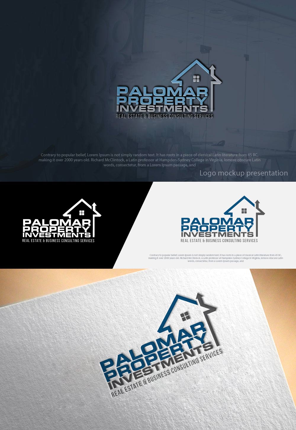Logo-Design von zebronicgraphic für Palomar Property Investments | Design #17163115