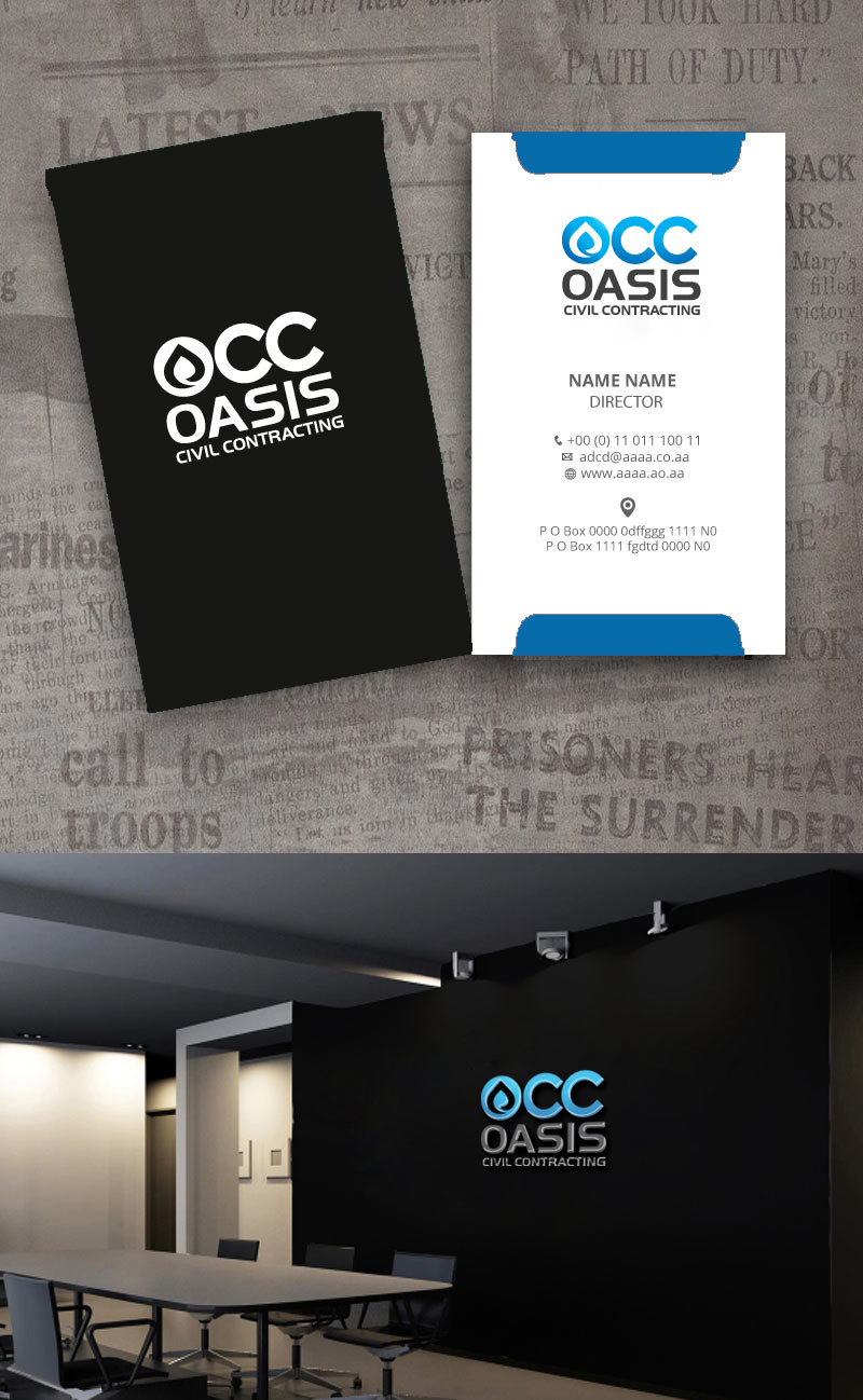 Logo Design by zebronicgraphic for Oasis Plumbing and Civil | Design #17170204