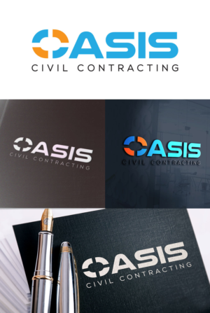Logo Design by faical kasimi 2 for Oasis Plumbing and Civil | Design: #17161506