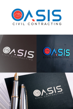 Logo Design by faical kasimi 2 for Oasis Plumbing and Civil | Design: #17164887