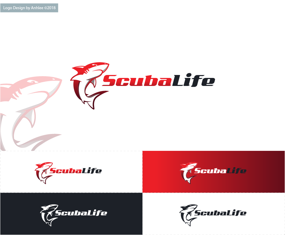 Logo Design by Anhlee for Scuba Life | Design #17389127