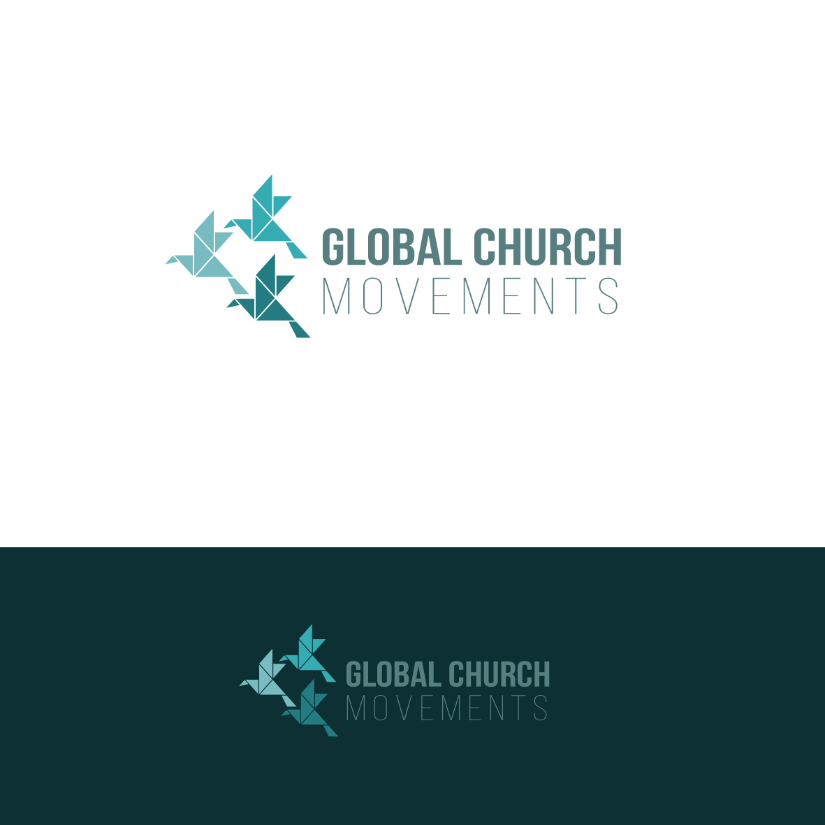 Geometric Bird Logo Design by Rydberg Fernández