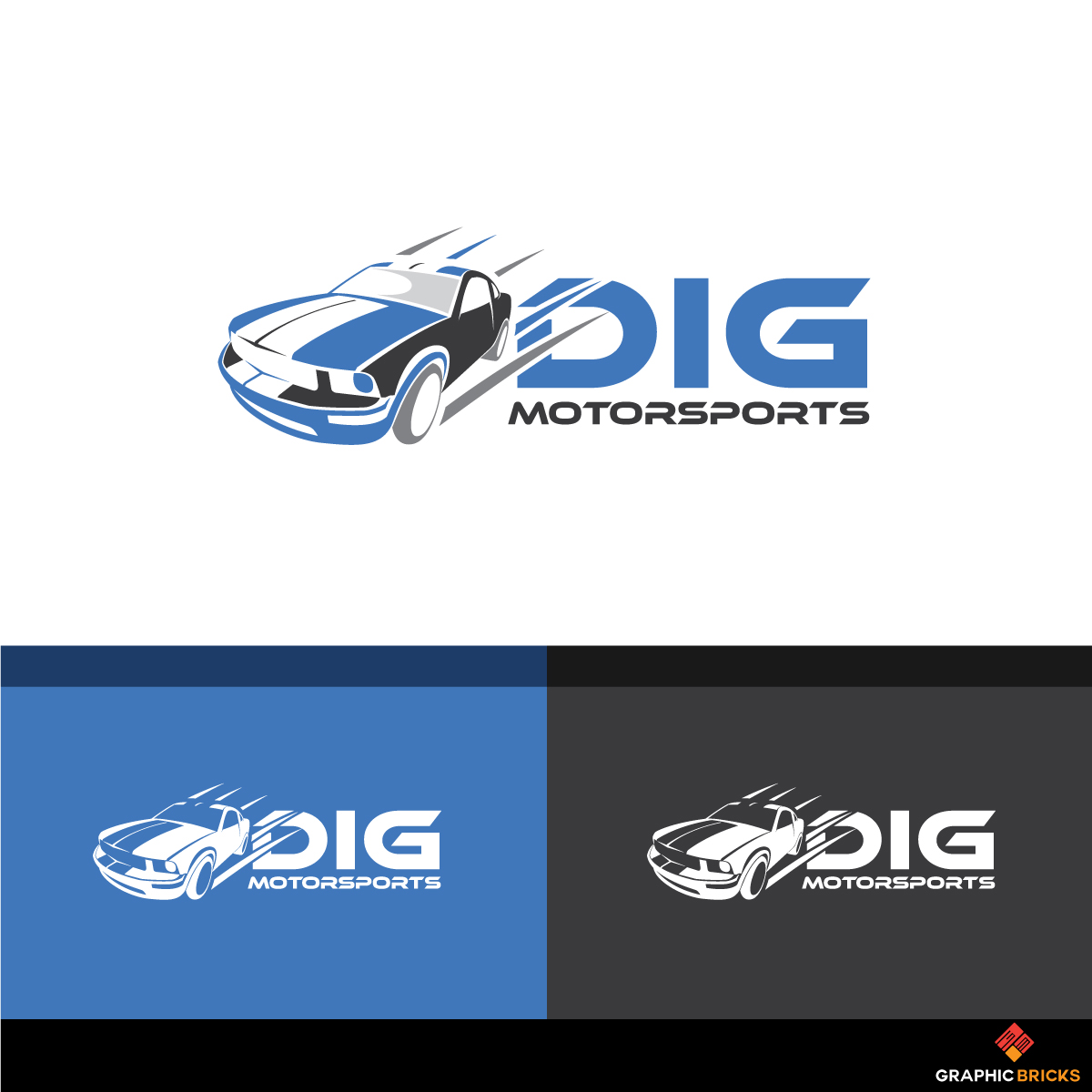Logo-Design von Graphic Bricks für DIG Motorsports | Design #17160923