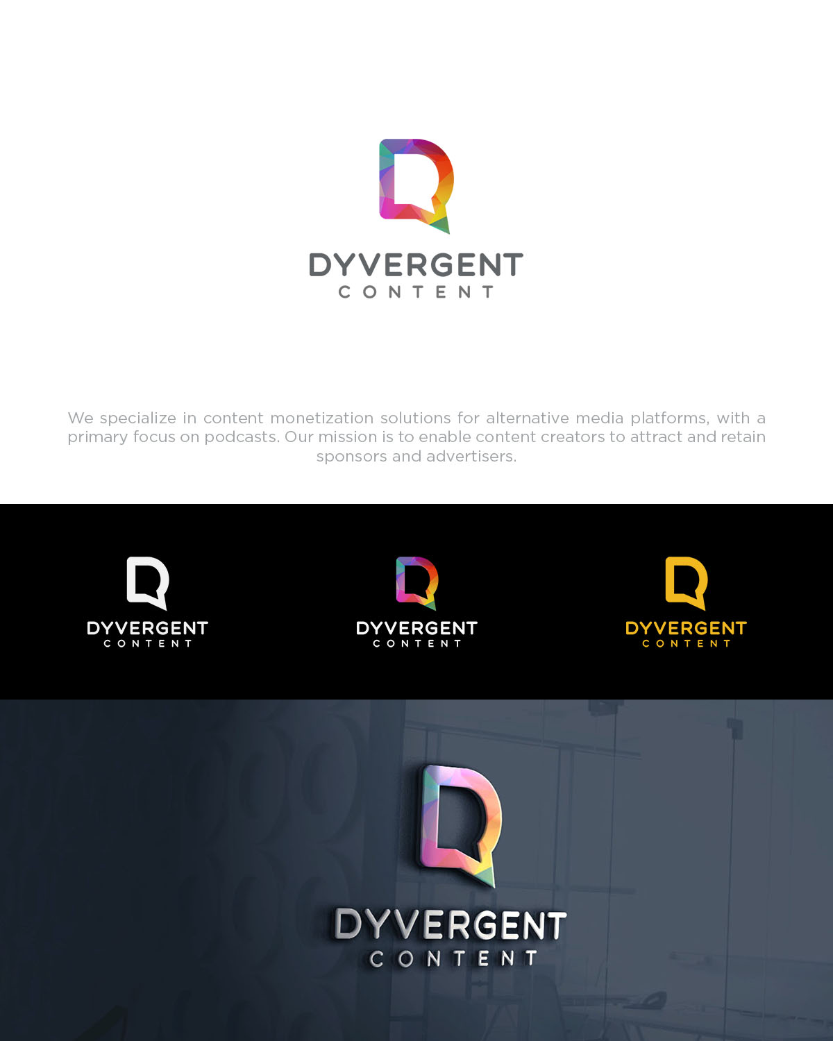 Design de Logo par Design Nation pour Dyvergent Content | Design : #17157410
