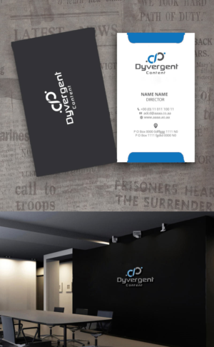 Design de Logo par zebronicgraphic pour Dyvergent Content | Design : #17162020