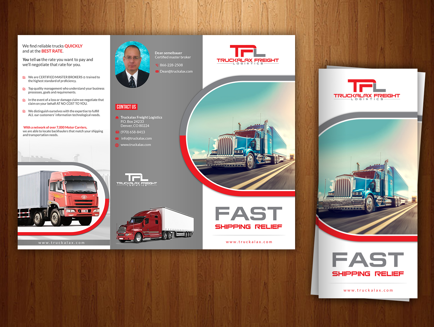 Flyer Design by creative.bugs for WL Freight Brokers LLC | Design #17173845