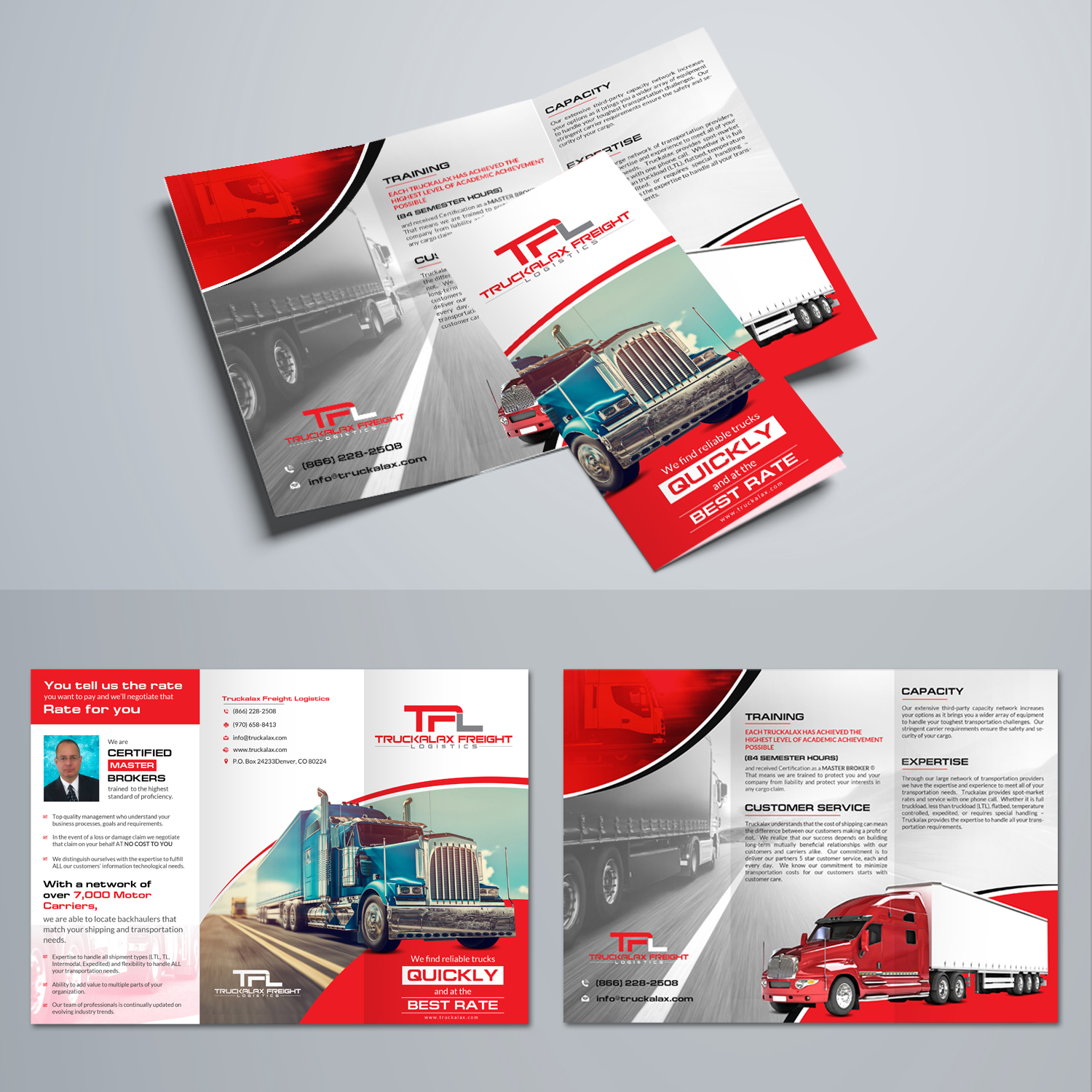 Flyer Design by creative.bugs for WL Freight Brokers LLC | Design #17205392