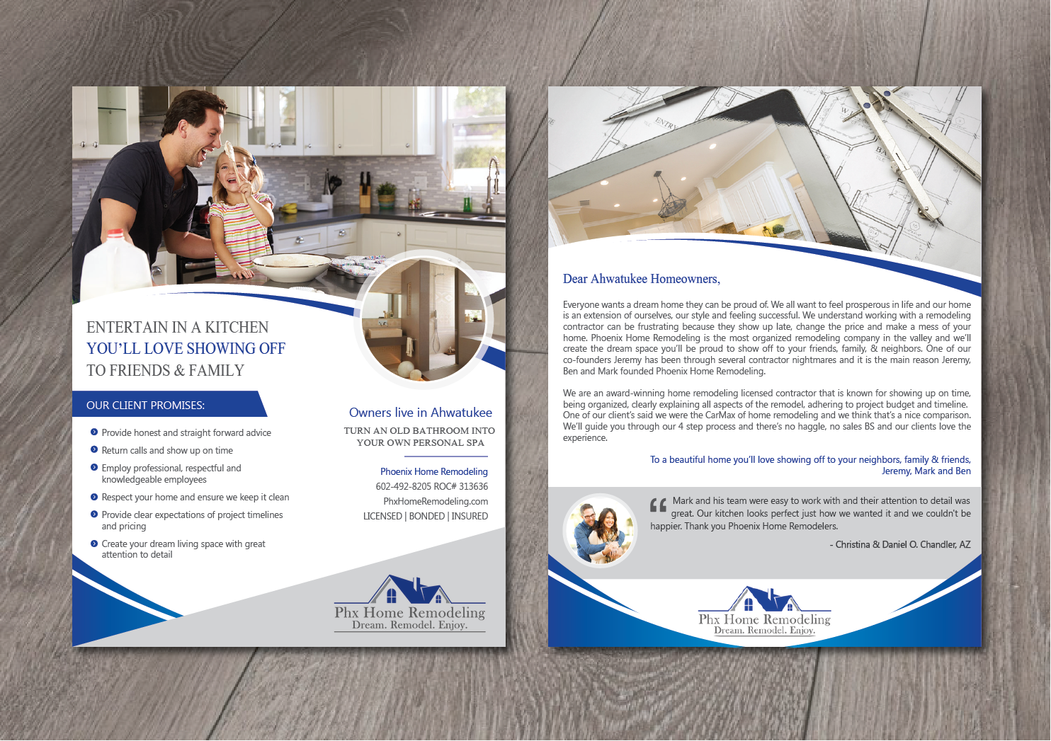 Flyer Design by alex989 for Phoenix Home Remodeling | Design #17172828