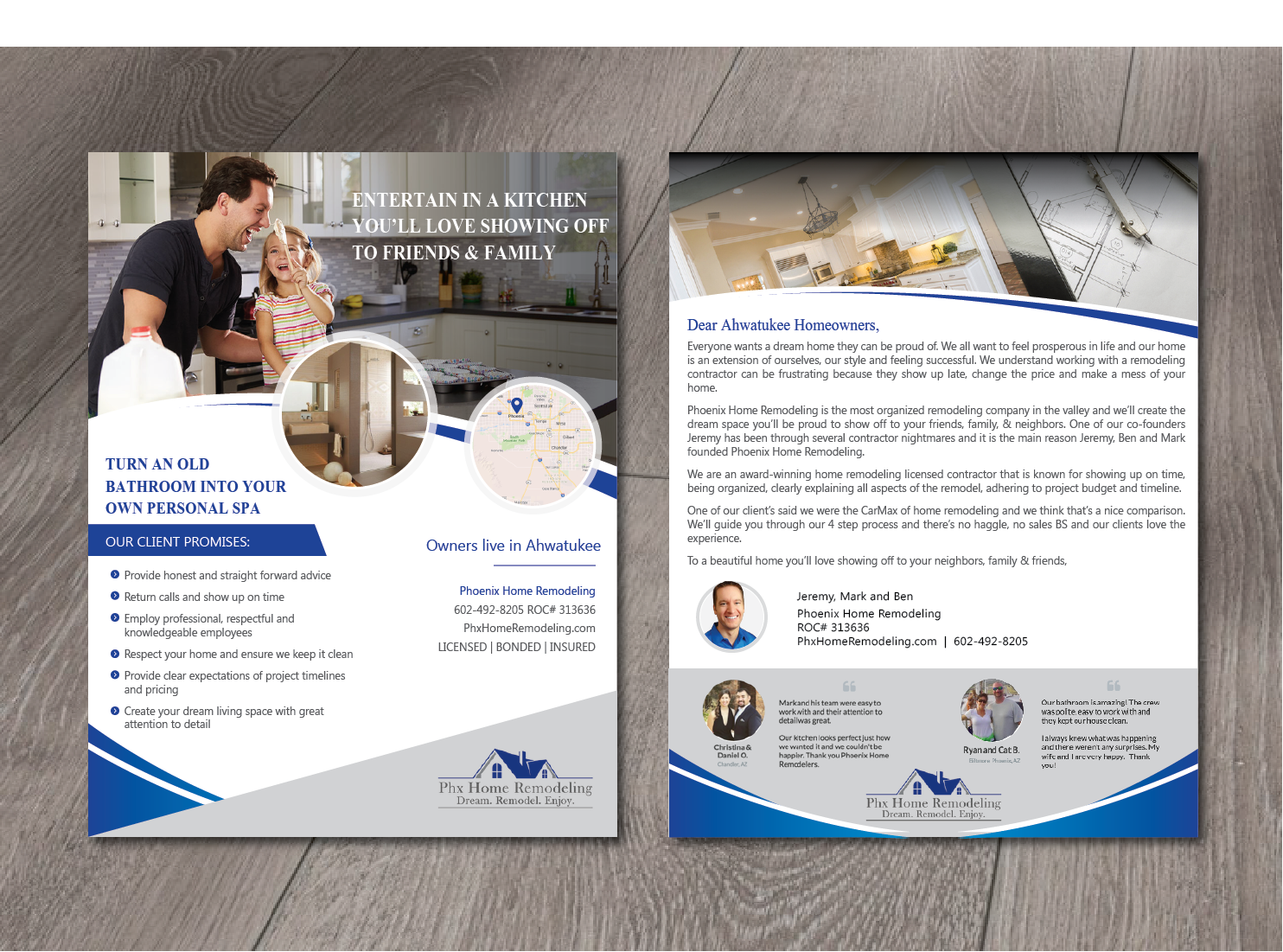 Flyer Design by alex989 for Phoenix Home Remodeling | Design #17175918