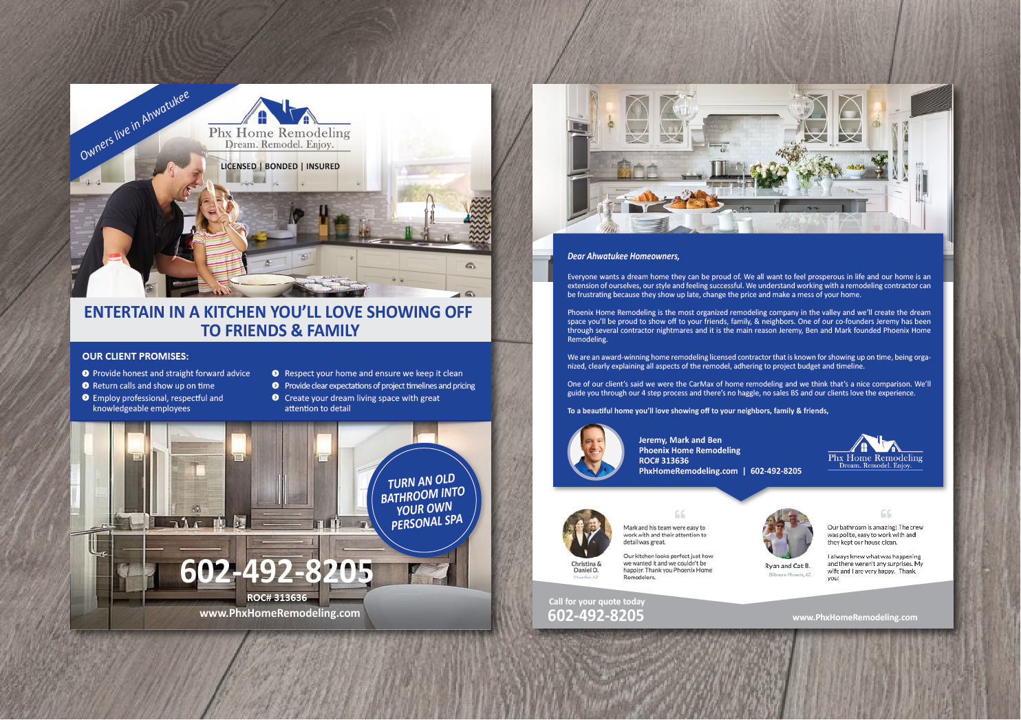 Flyer-Design von alex989 für Phoenix Home Remodeling | Design #17187657