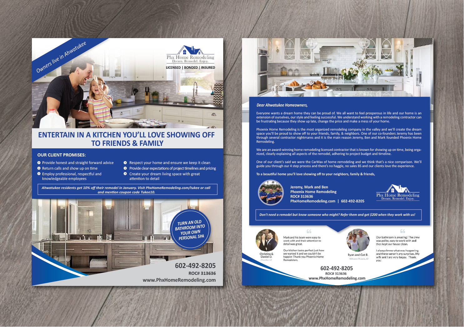 Design de Flyer par alex989 pour Phoenix Home Remodeling | Design #17223151