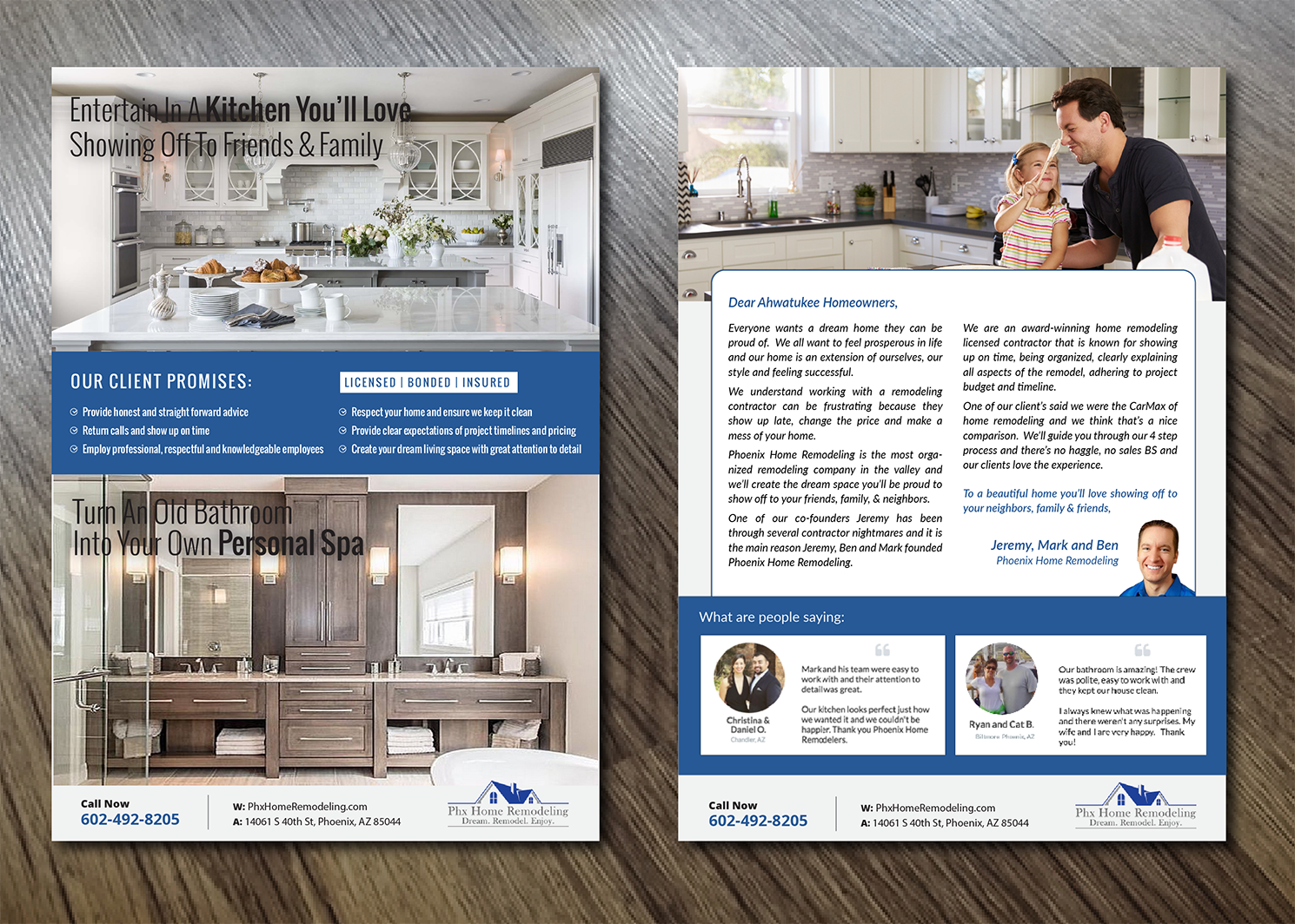 Flyer Design by Alexandar for Phoenix Home Remodeling | Design #17177629