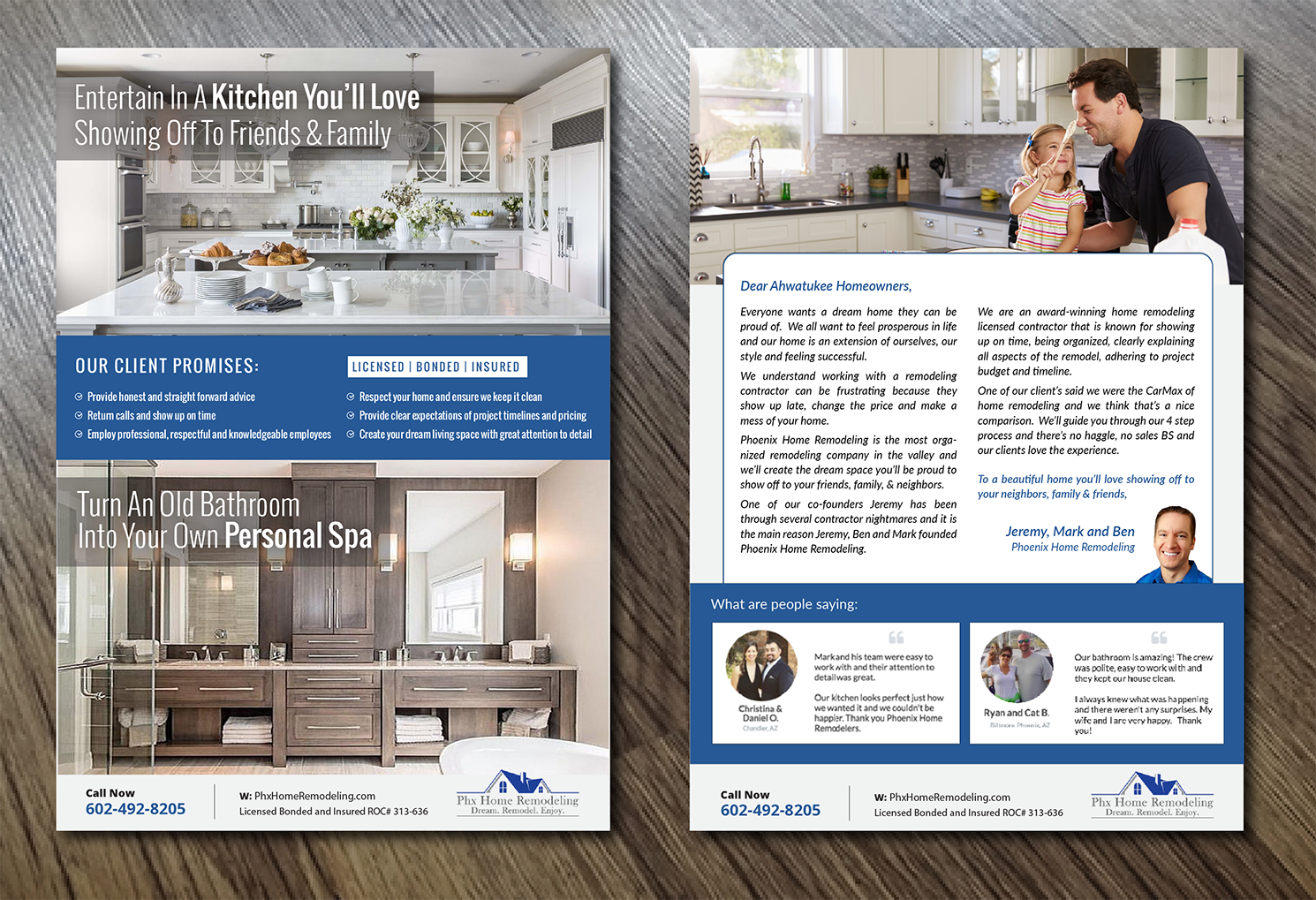 Flyer Design by Alexandar for Phoenix Home Remodeling | Design #17186350
