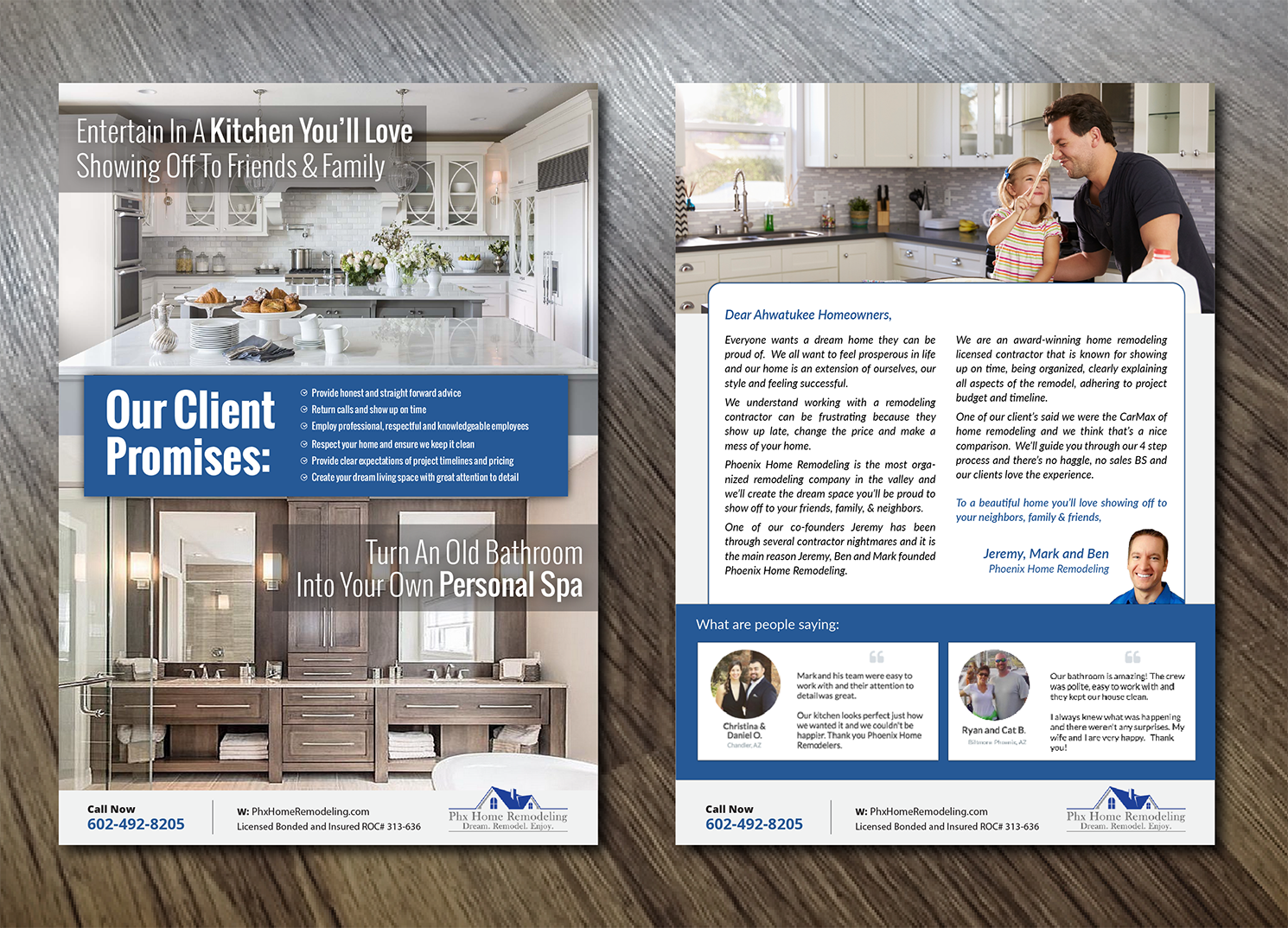 Flyer Design by Alexandar for Phoenix Home Remodeling | Design #17204669