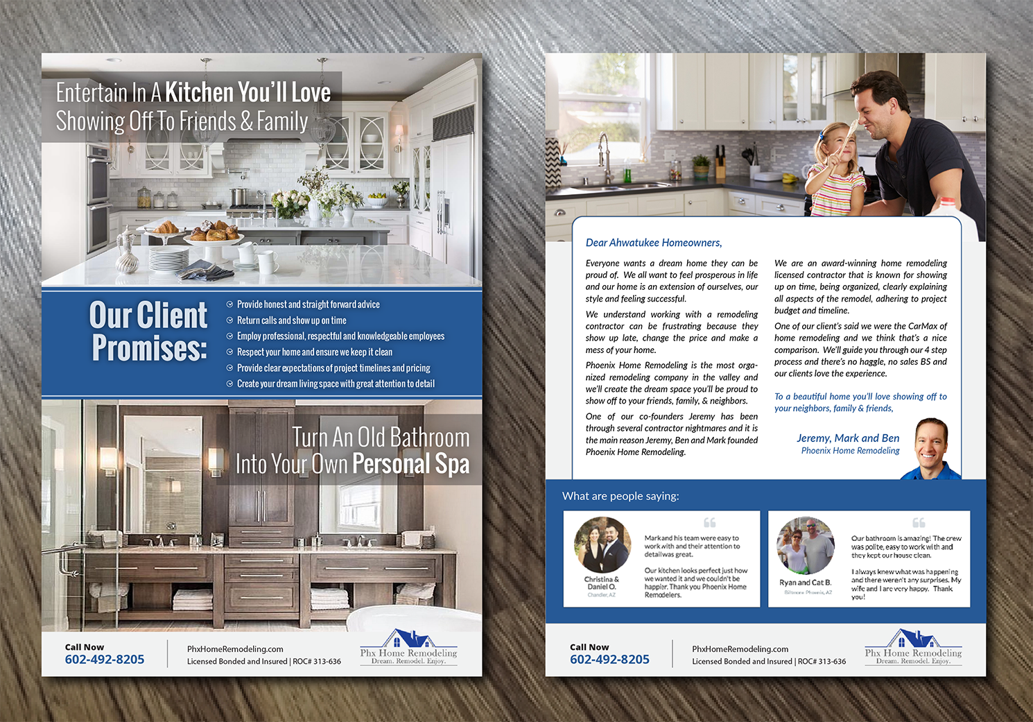 Flyer Design by Alexandar for Phoenix Home Remodeling | Design #17209660