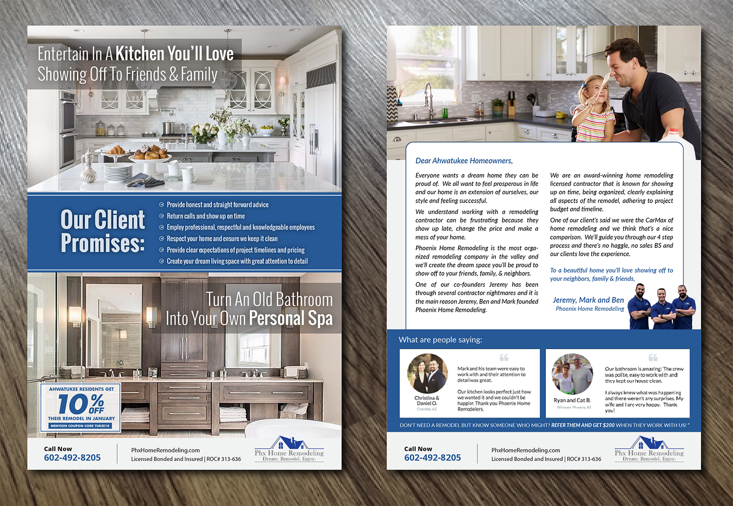 Flyer Design by Alexandar for Phoenix Home Remodeling | Design #17224896