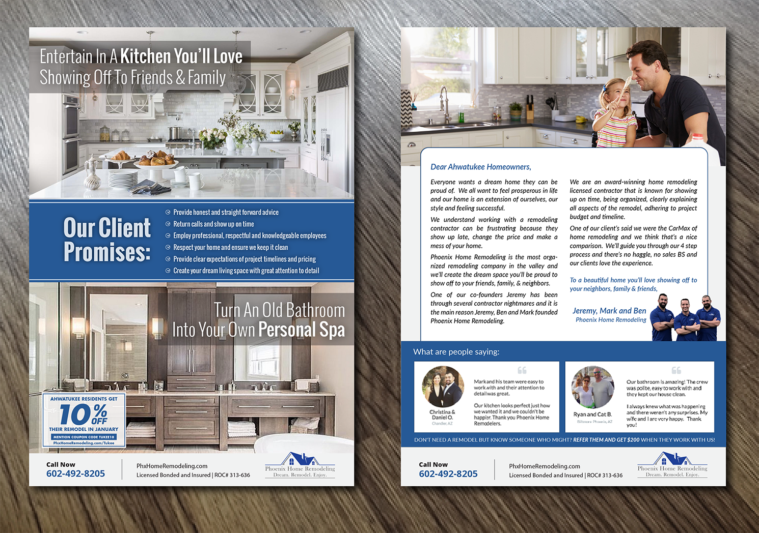 Flyer Design by Alexandar for Phoenix Home Remodeling | Design #17235399