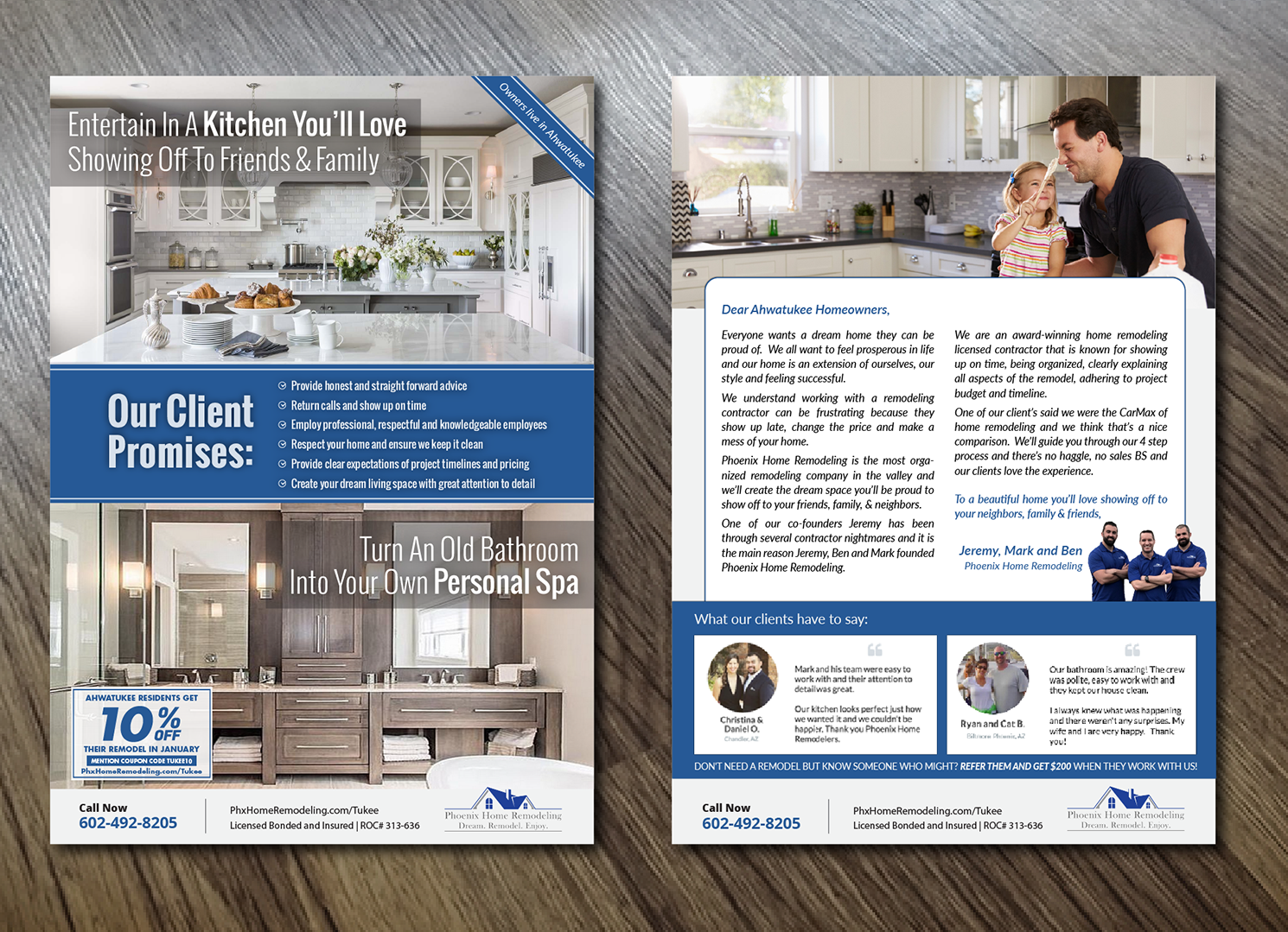 Flyer Design by Alexandar for Phoenix Home Remodeling | Design #17357829