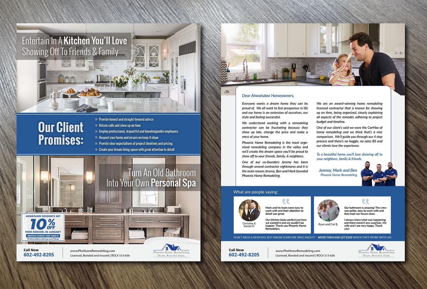 Flyer Design by Alexandar for Phoenix Home Remodeling | Design #17470627