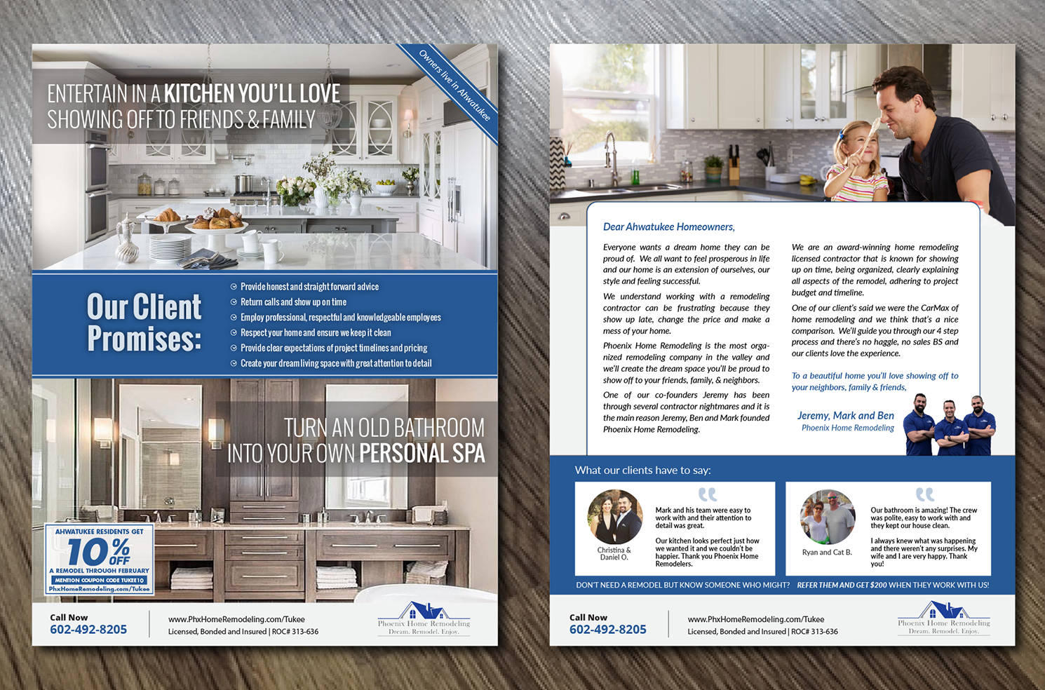 Flyer Design by Alexandar for Phoenix Home Remodeling | Design #17476221
