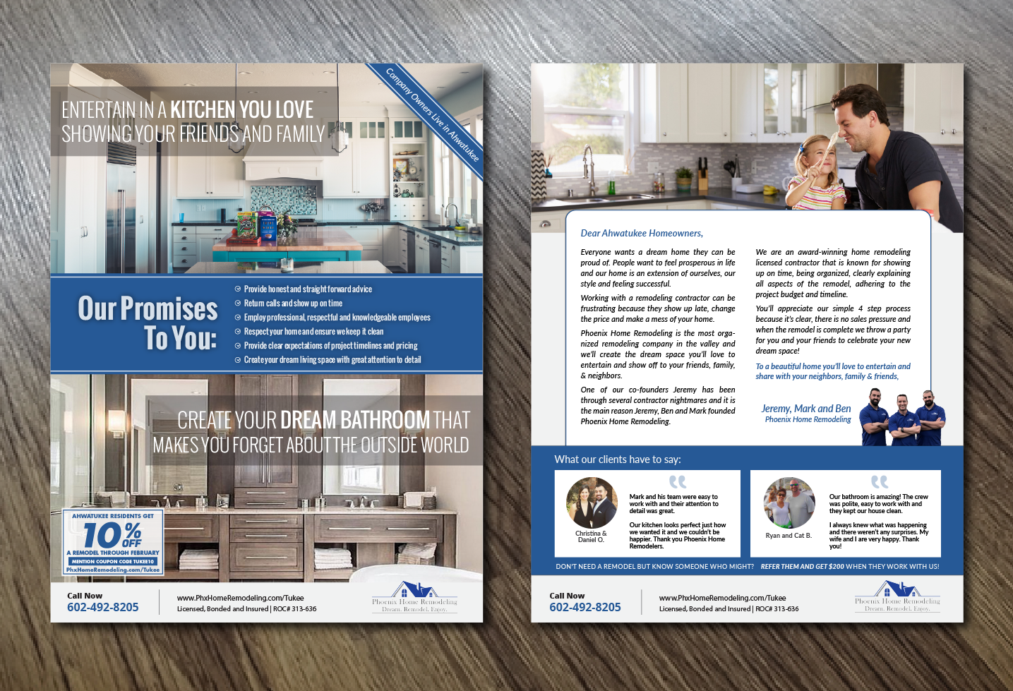 Flyer Design by Alexandar for Phoenix Home Remodeling | Design #17482129