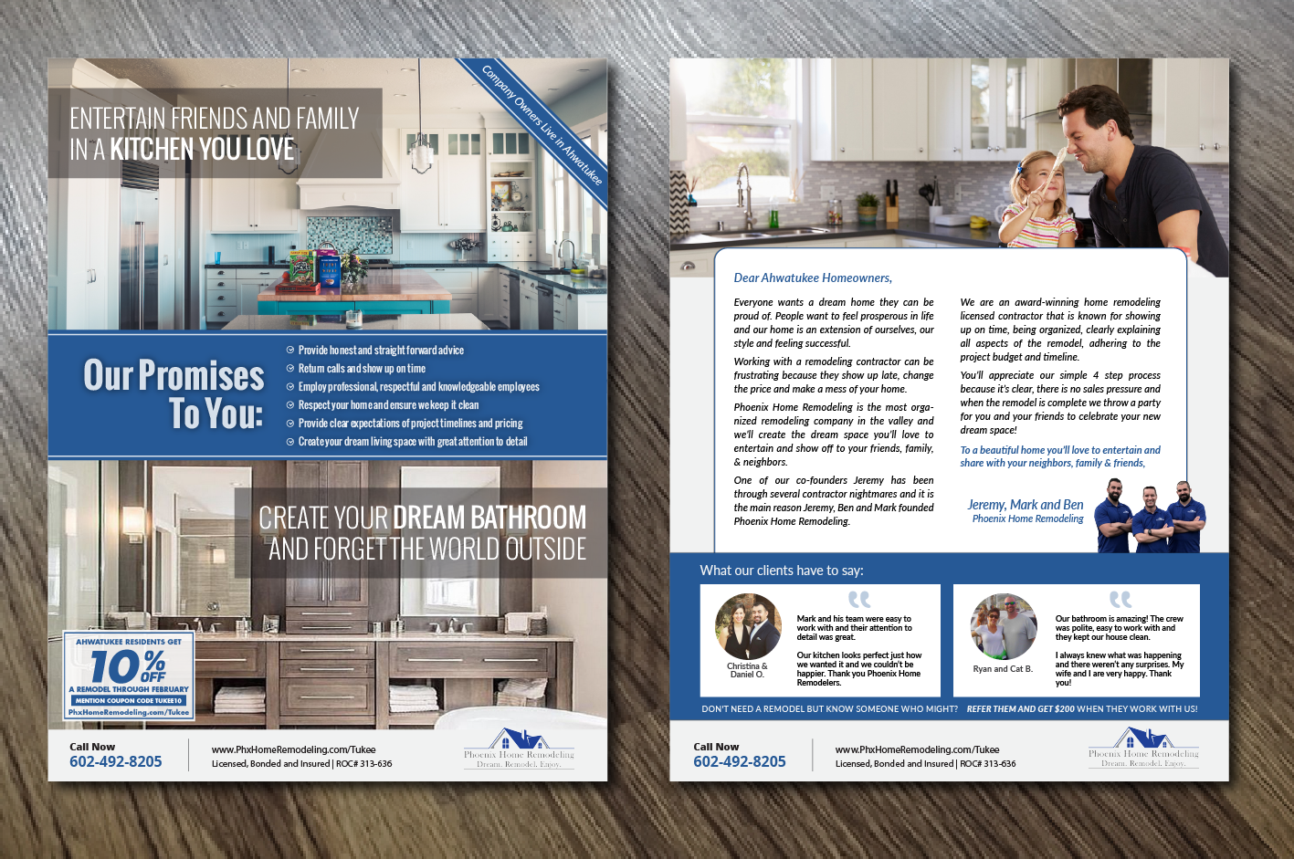 Flyer Design by Alexandar for Phoenix Home Remodeling | Design #17483657