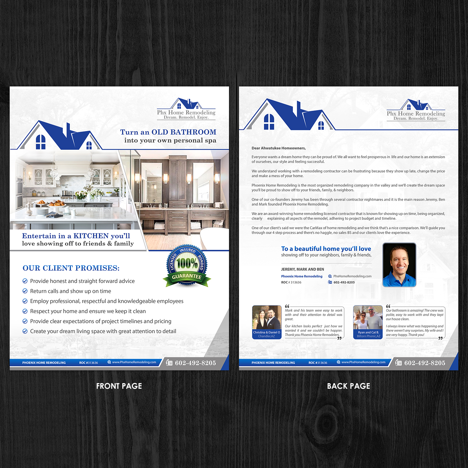Flyer Design by debdesign for Phoenix Home Remodeling | Design #17180642