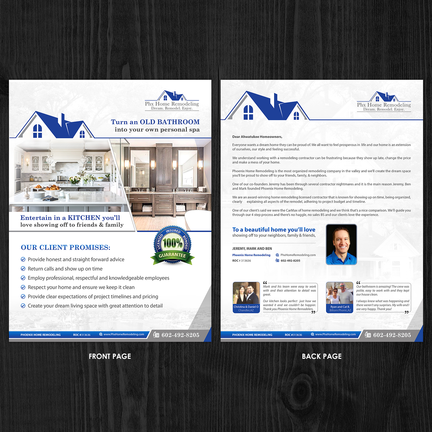 Flyer Design by debdesign for Phoenix Home Remodeling | Design #17180644