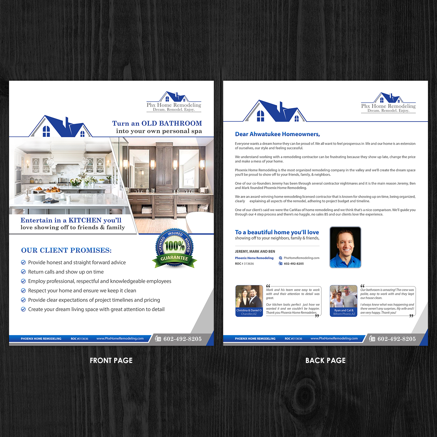 Flyer Design by debdesign for Phoenix Home Remodeling | Design #17203226