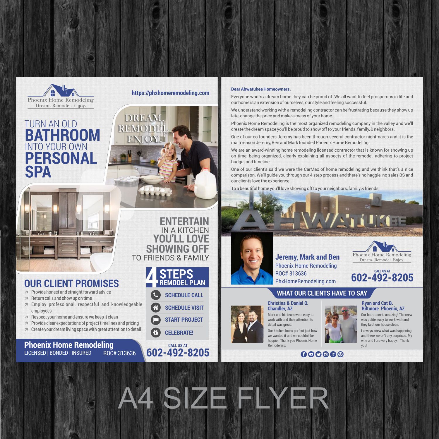 Flyer Design by mdnegi for Phoenix Home Remodeling | Design #17237134