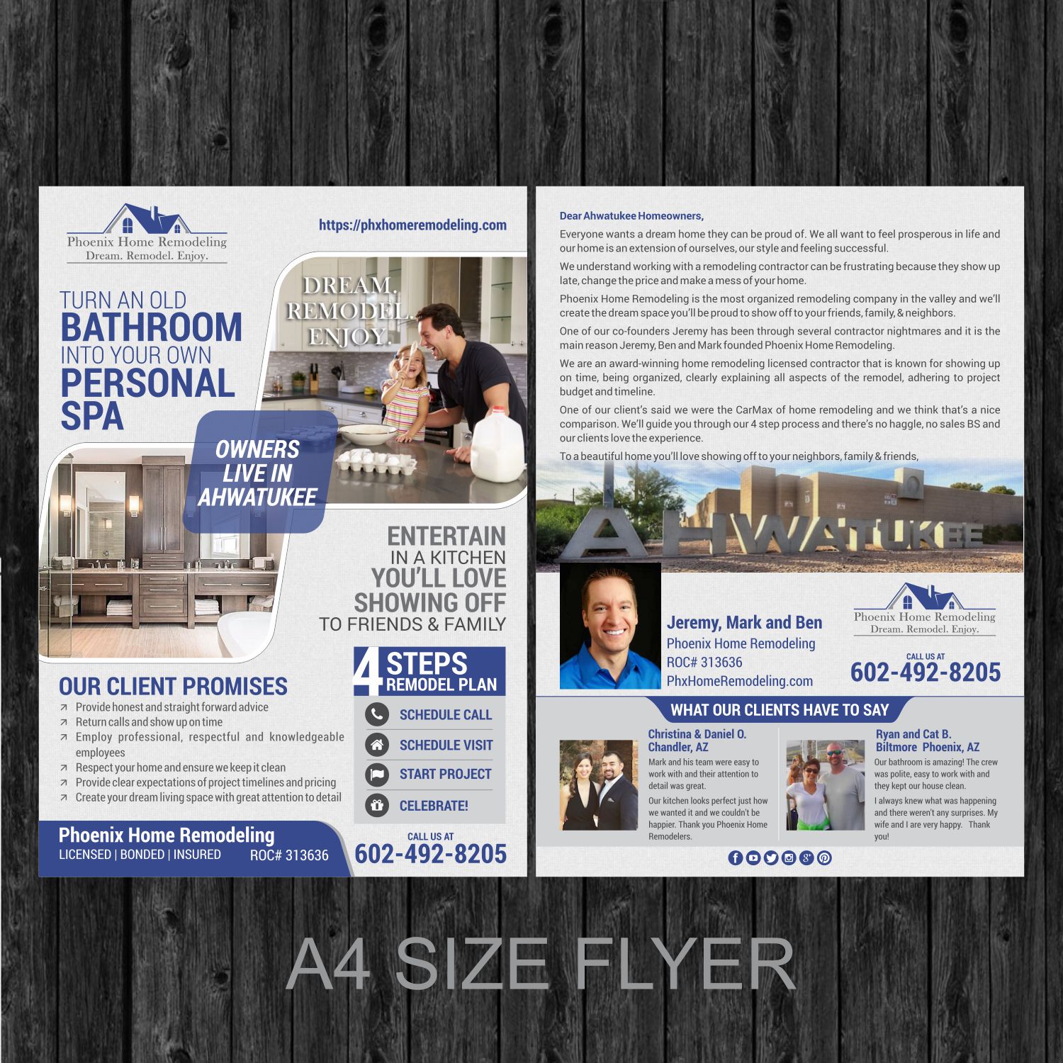 Flyer Design by mdnegi for Phoenix Home Remodeling | Design #17237163