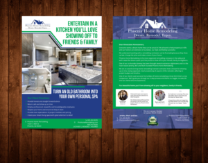 Design de Flyer par ecorokerz pour Phoenix Home Remodeling | Design #17173761