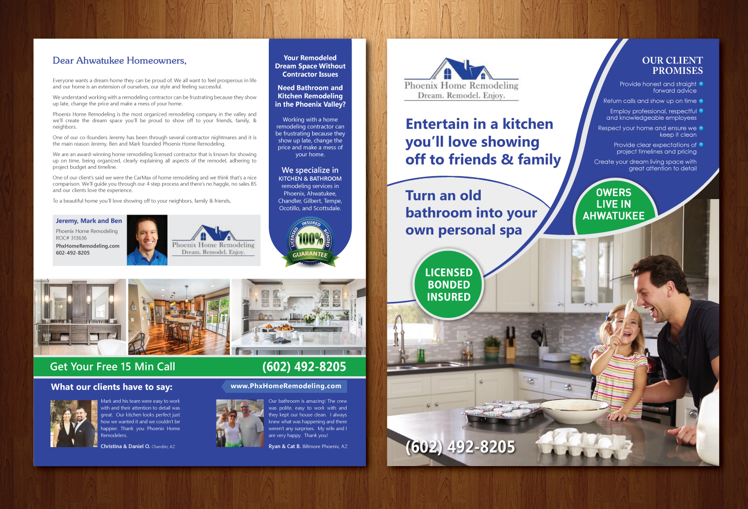 Flyer Design by Shiya@India for Phoenix Home Remodeling | Design #17200408