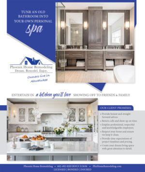 Flyer Design by tjgdzns for Phoenix Home Remodeling | Design: #17245788