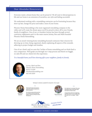 Flyer Design by tjgdzns for Phoenix Home Remodeling | Design: #17245795