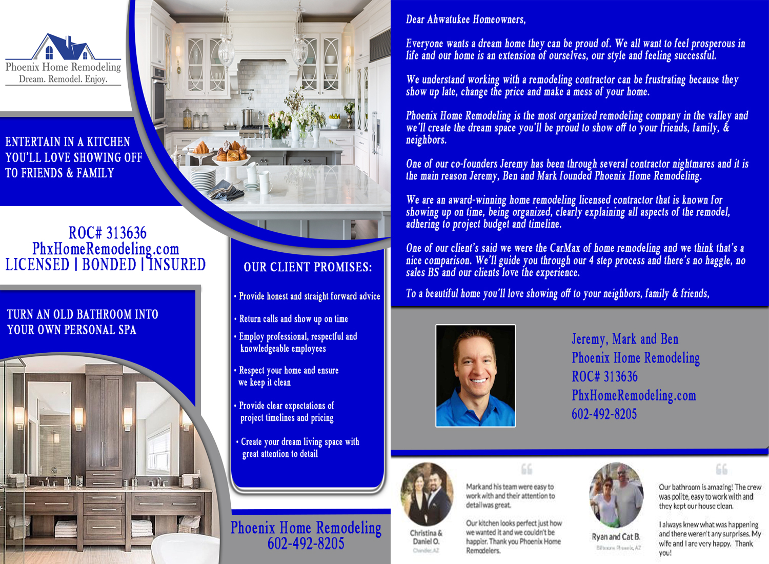 Flyer Design by sormaz.tanja for Phoenix Home Remodeling | Design #17208765