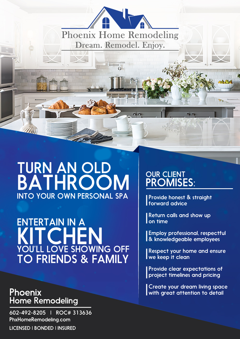 Flyer Design by Dexter Solutions for Phoenix Home Remodeling | Design #17254422