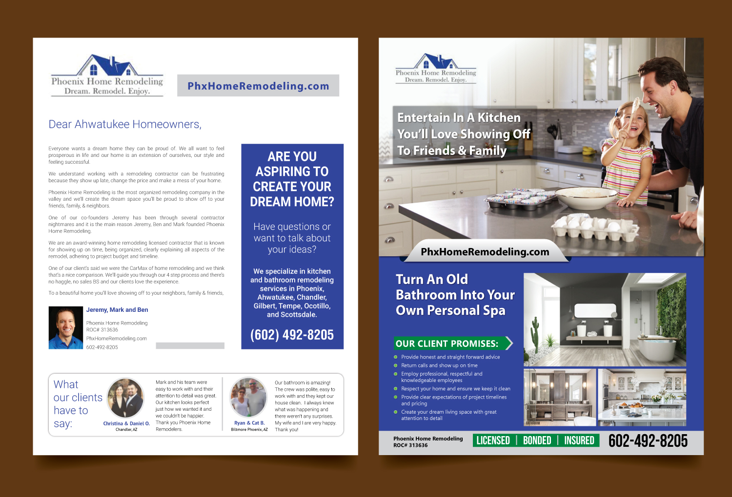 Flyer Design by meet007 for Phoenix Home Remodeling | Design #17176539