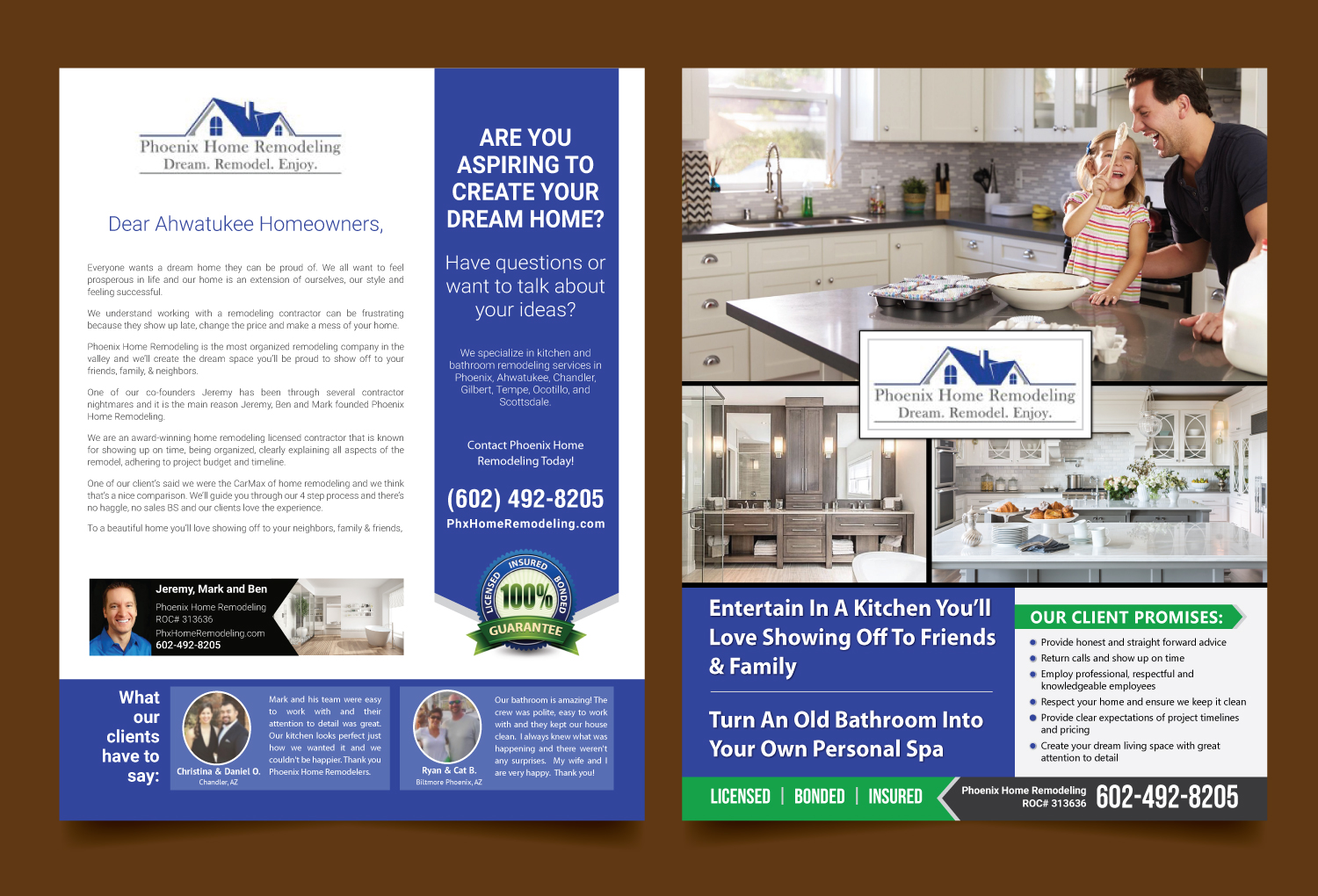 Flyer Design by meet007 for Phoenix Home Remodeling | Design #17182132