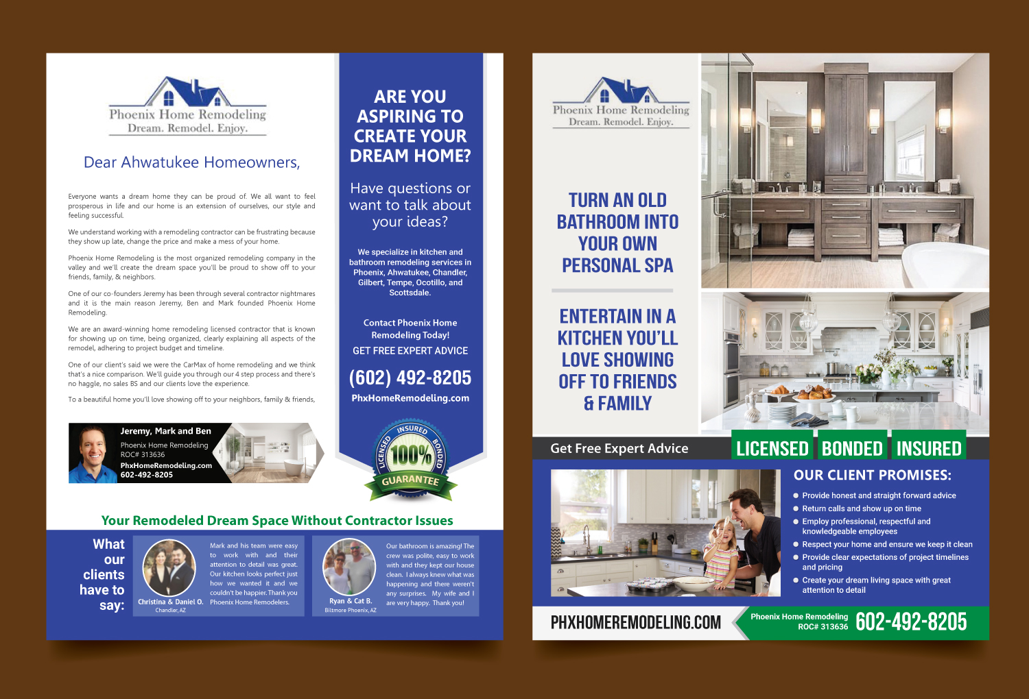 Flyer Design by meet007 for Phoenix Home Remodeling | Design #17183905