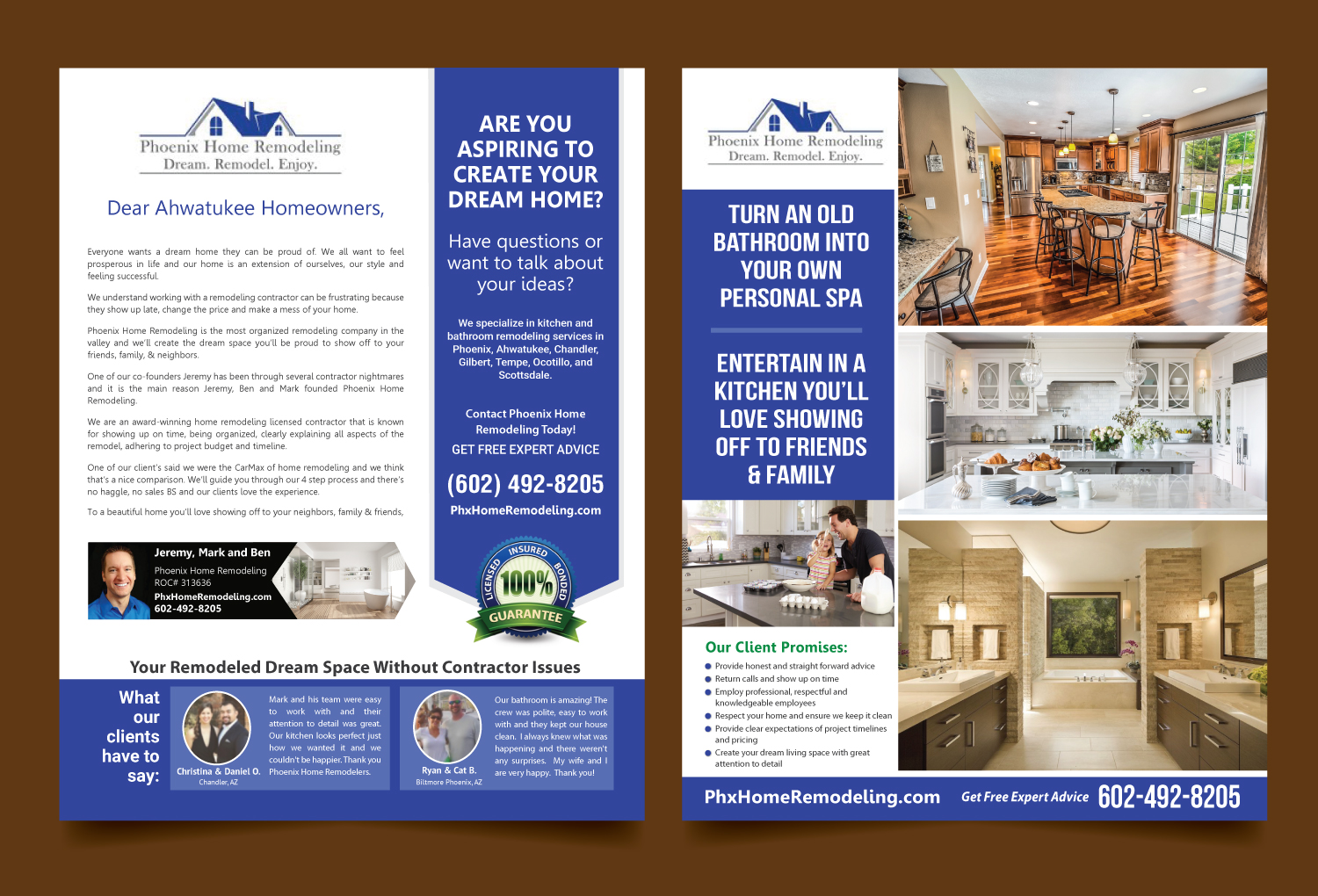 Flyer Design by meet007 for Phoenix Home Remodeling | Design #17184089