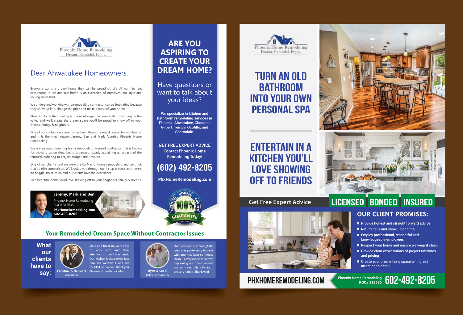 Flyer Design by meet007 for Phoenix Home Remodeling | Design #17205399