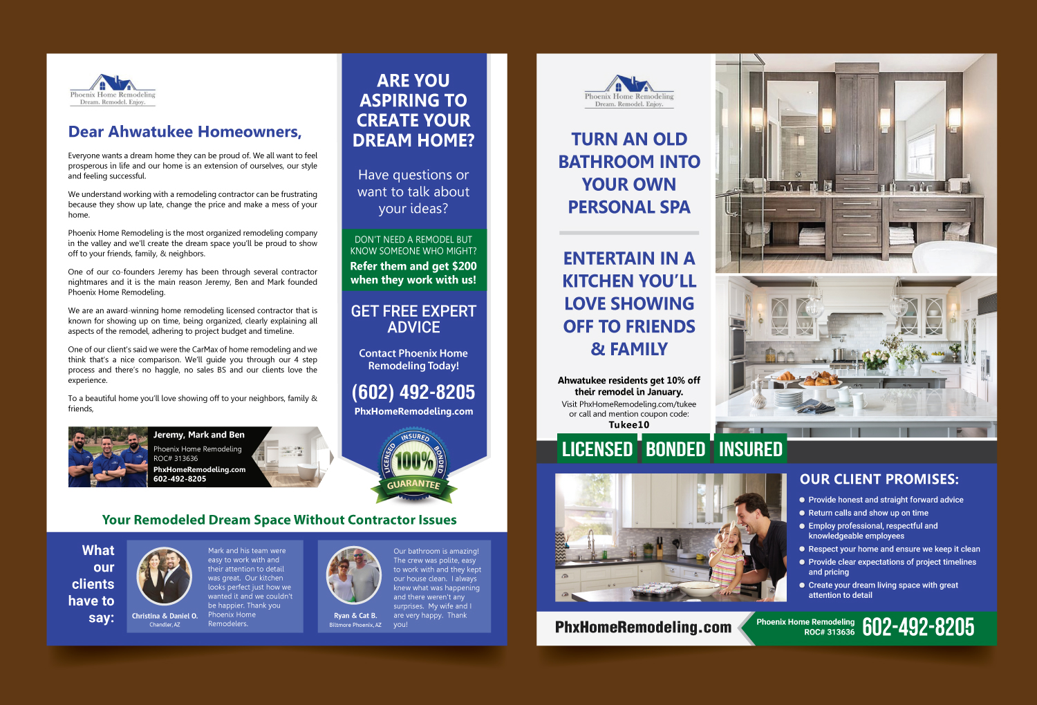 Flyer Design by meet007 for Phoenix Home Remodeling | Design #17224319
