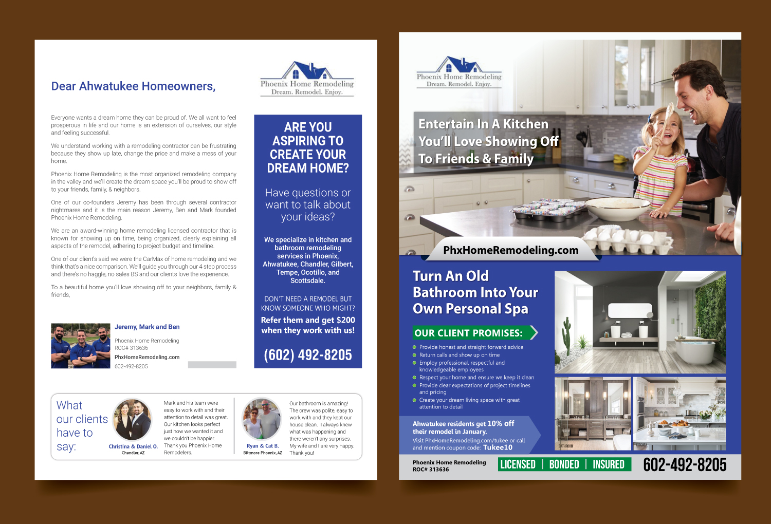 Flyer Design by meet007 for Phoenix Home Remodeling | Design #17224786