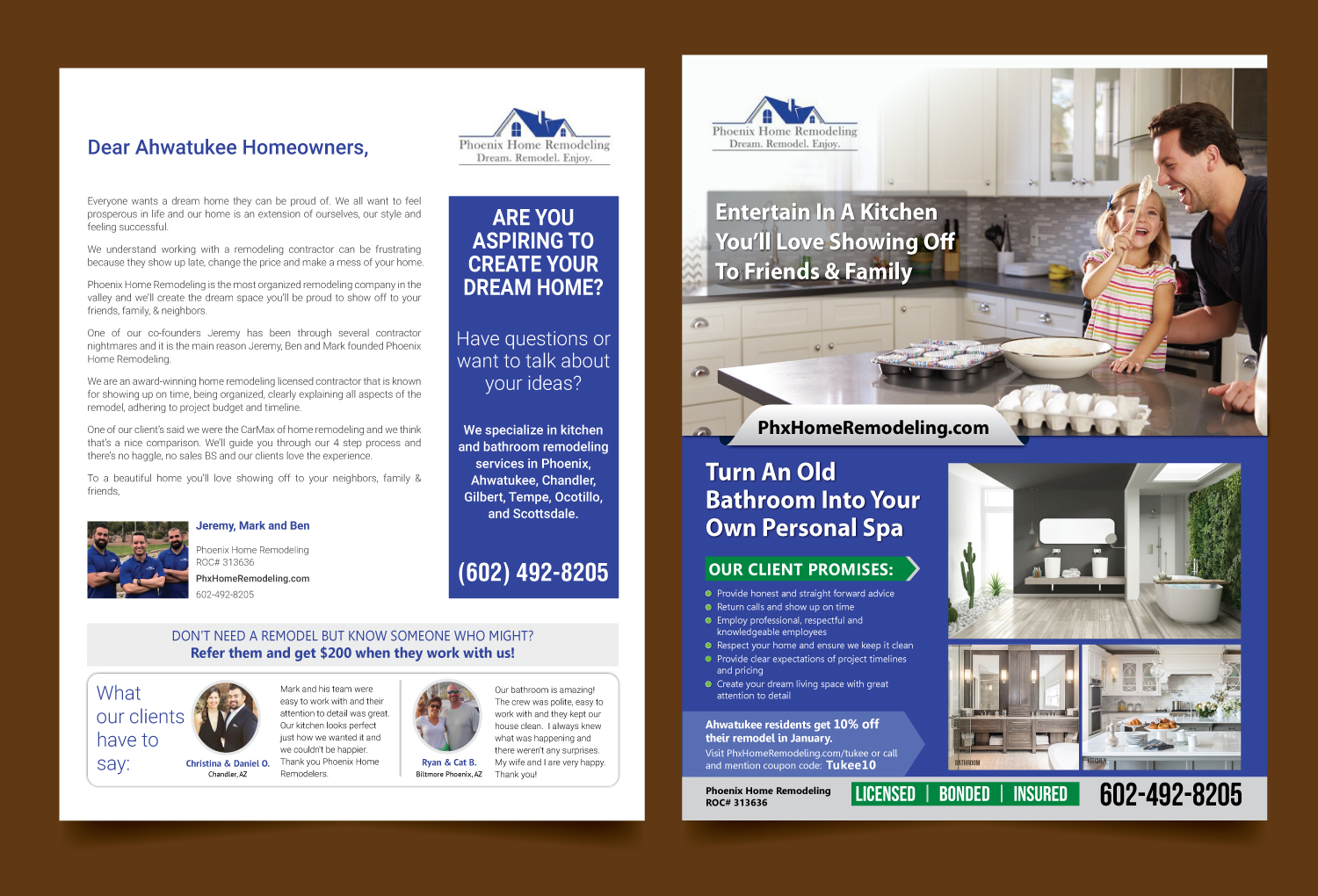 Flyer Design by meet007 for Phoenix Home Remodeling | Design #17224788