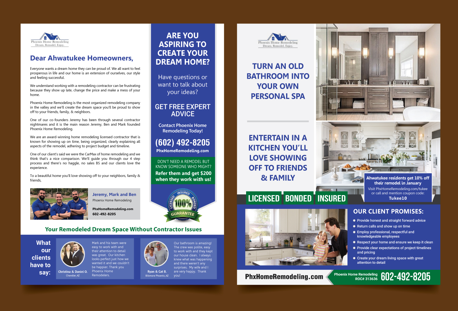 Flyer Design by meet007 for Phoenix Home Remodeling | Design #17227201