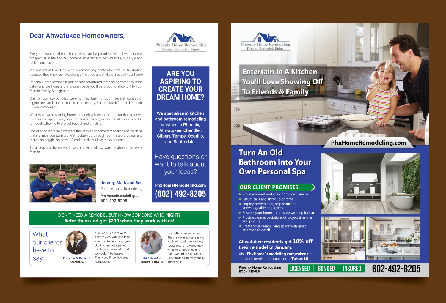 Flyer Design by meet007 for Phoenix Home Remodeling | Design #17227318