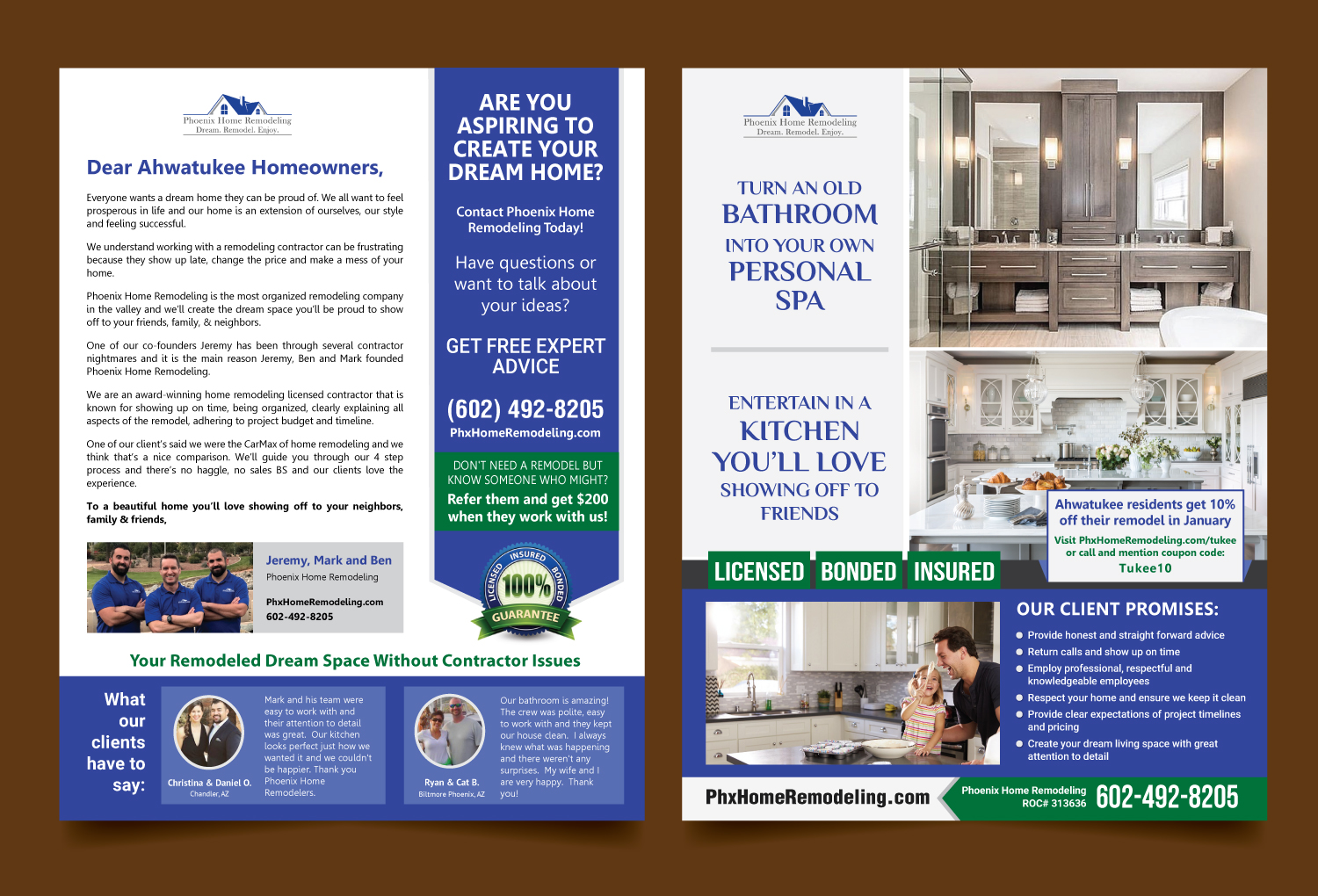 Design de Flyer par meet007 pour Phoenix Home Remodeling | Design #17235068