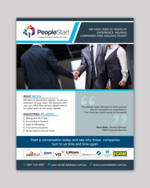 Flyer Design by decorusads for People Start | Design: #17204199