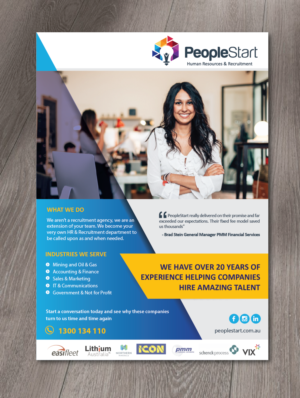 Australian Recruitment Agency Flyer | Flyer-Design von alex989